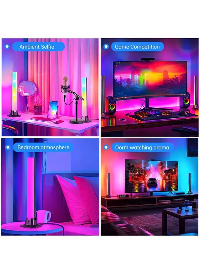 Smart LED Bar RGBIC Ambient Light Music Sync USB Powered Remote Controlled 32cm - Image 5